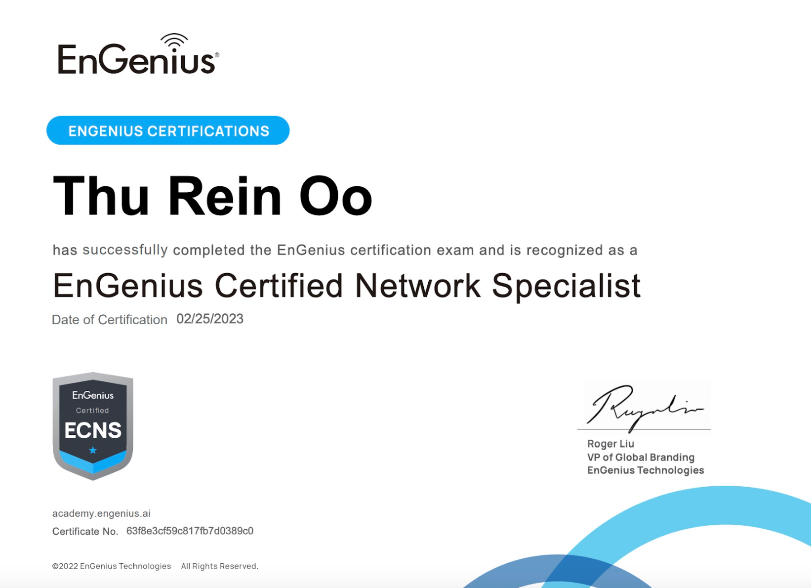 EC network specialist